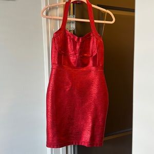 Bandage halter dress